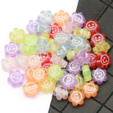 Colorful Acrylic Beads Sun Flower Smile DIY Bracelets Necklaces