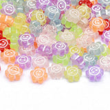 Colorful Acrylic Beads Sun Flower Smile DIY Bracelets Necklaces