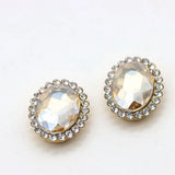 20pcs 10x14mm Crystal Sew on Glass Rhinestone Beads For DIY Jewelry Making
