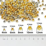 4-12mm Big Hole Round CCB Spacer Bead for Jewelry Making