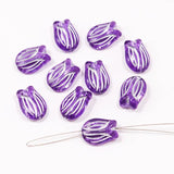 16mm Acrylic Beads for DIY Bracelet: Tulip-Shaped Flowers