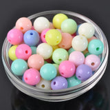 Mixed Aqua Colors Acrylic Beads Lot 6-20mm for Jewelry Making DIY