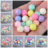 Mixed Aqua Colors Acrylic Beads Lot 6-20mm for Jewelry Making DIY