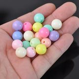 Mixed Aqua Colors Acrylic Beads Lot 6-20mm for Jewelry Making DIY