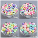Mixed Aqua Colors Acrylic Beads Lot 6-20mm for Jewelry Making DIY