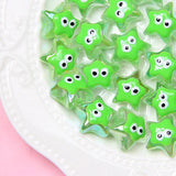Noctilucent Pentagram Acrylic Beads DIY Jewelry Making