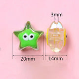 Noctilucent Pentagram Acrylic Beads DIY Jewelry Making