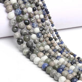 Natural Stone Beads Round Loose Bead DIY Bracelets Spacer Bead 4mm 6mm 8mm 10mm