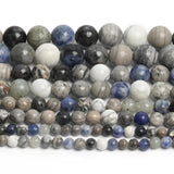 Natural Stone Beads Round Loose Bead DIY Bracelets Spacer Bead 4mm 6mm 8mm 10mm