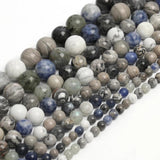 Natural Stone Beads Round Loose Bead DIY Bracelets Spacer Bead 4mm 6mm 8mm 10mm