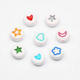 Colorful Pattern Acrylic Beads for DIY Jewelry Making
