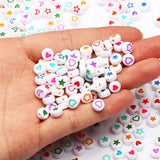 Colorful Pattern Acrylic Beads for DIY Jewelry Making