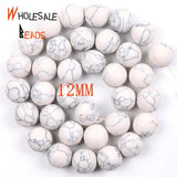 4-12mm Turquoise Howlite Stone Spacer Beads for Jewelry Making