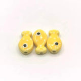 Fish-shaped Ceramic Beads Colorful Porcelain Beads DIY Jewelry Making