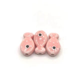 Fish-shaped Ceramic Beads Colorful Porcelain Beads DIY Jewelry Making