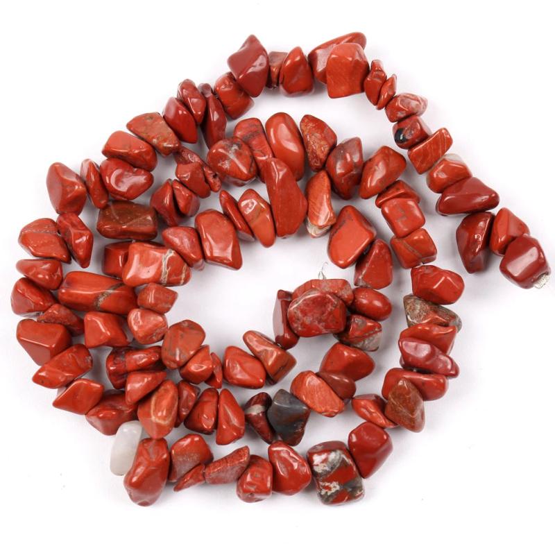 Irregular Red Jaspers Stone Spacer Loose Beads 15''