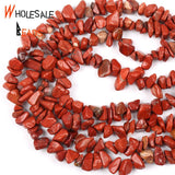 Irregular Red Jaspers Stone Spacer Loose Beads 15''