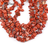 Irregular Red Jaspers Stone Spacer Loose Beads 15''