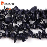 Irregular Natural Stone Spacer Beads for Jewelry Making DIY Bracelet 15''