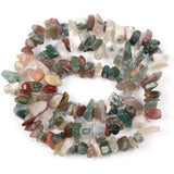 Irregular Indian Agates Natural Stone Spacer Loose Round 15''