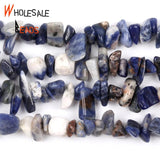 Irregular Sodalite Stone Spacer Loose for Jewelry Making