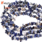 Irregular Sodalite Stone Spacer Loose for Jewelry Making