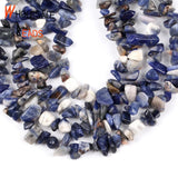 Irregular Sodalite Stone Spacer Loose for Jewelry Making
