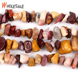 Mookaite Stone Spacer Round Bracelet Making 15''