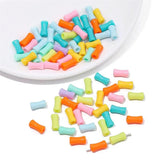Multicolour Tube Shaped Acrylic Beads For Jewelry Making Bracelet