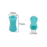 Multicolour Tube Shaped Acrylic Beads For Jewelry Making Bracelet
