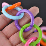 Chunky Acrylic Open Chains Link Rings Connectors for DIY