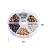 Czech Glass Seed Beads Belt Box Set Charm Seedbeads Rondelle Spacer Beads Kit