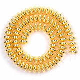6*3mm Multicolor Hematite Rondelle Beads Round Spacer Natural Beads