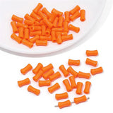 11x5mm Bamboo Tube Acrylic Beads Colorful Jewelry Accessories