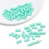 11x5mm Bamboo Tube Acrylic Beads Colorful Jewelry Accessories
