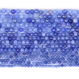 Faceted Aventurine Stone Round Beads for Jewelry Making 2-4mm