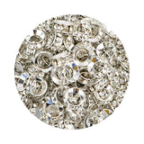Sunrony Metal Rhinestone Spacer 10mm Beads Jewelry Making DIY Necklace Bracelet