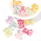20pcs/Lot AB Transparent Bear Beads for Jewelry Making DIY Bracelet