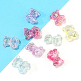 20pcs/Lot AB Transparent Bear Beads for Jewelry Making DIY Bracelet