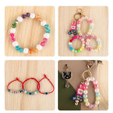 100Pcs Round Acrylic Beads Multicolor Loose Bead Jewelry DIY Accessory