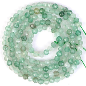 Green Aventurine Round Stone Beads for Jewelry Making 2 3 4mm