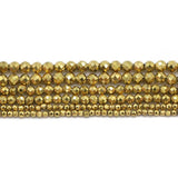 Hematite Stone Faceted Ball Beads for Love Bracelet DIY 2mm 3mm 4mm