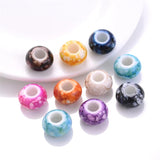 Colorful Big Hole Beads DIY Bracelet Necklace Making HandCrafts Girls Hair Beads
