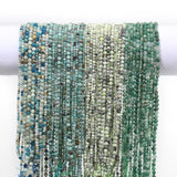 Natural Stone Beads Small Round Faceted Tiny Beads DIY Bracelet Earring Charms