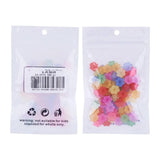 100pcs Flower Bead Caps for Jewelry Making DIY - Frosted Acrylic End Caps