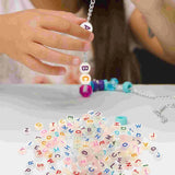 500 Pcs Colorful Beads Bracelets for Letter Making