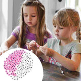 200 Pcs DIY Beads Letter Flower Acrylic Choker Necklace Pendant