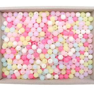 Acrylic Jelly Loose Beads Spacer Beads for Jewelry Making DIY 6-16mm