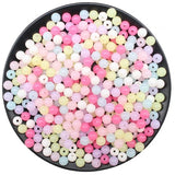 Acrylic Jelly Loose Beads Spacer Beads for Jewelry Making DIY 6-16mm