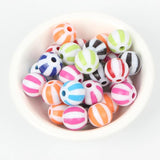 10-50Pcs Colorful Watermelon Round Spacer Beads for Jewelry Making DIY Bracelet